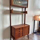 Ergo teak storage unit, Scandinavian vintage 1960s