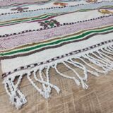 Handmade wool Berber rug 205 X 145 CM