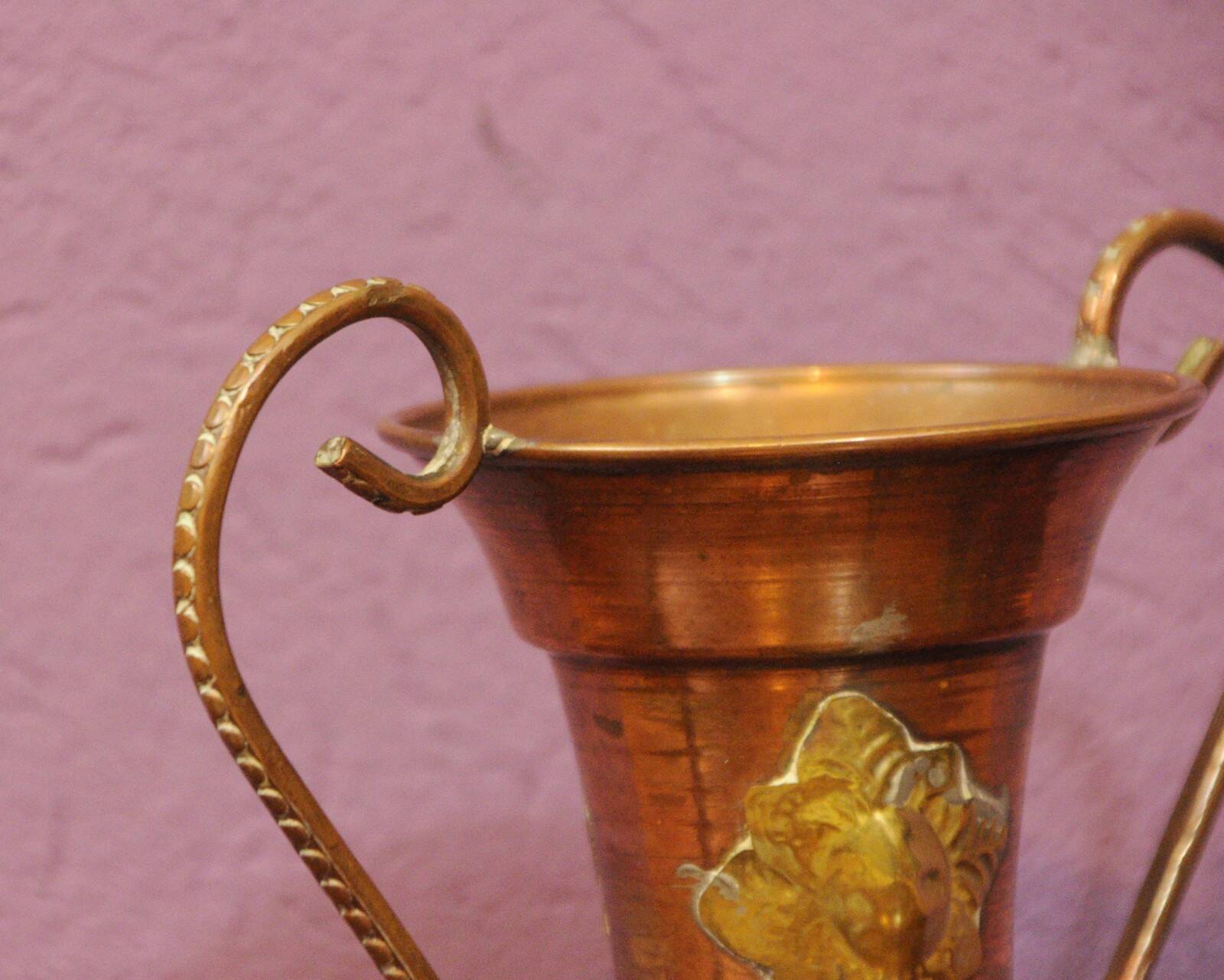 Vase danois en cuivre