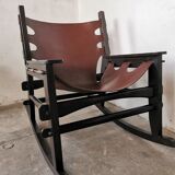 Brutalist rocking chair