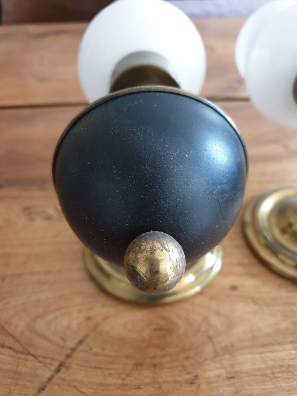 Pair of antique wall lamps