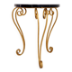 Art Deco Side Table in Marble and Gild Iron