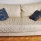 Very beautiful ikeda leather sofa by steiner, 3-seater.