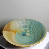 Very large fruit bowl Egbert Boonstra craftsmanship Netherlands vintage ceramics