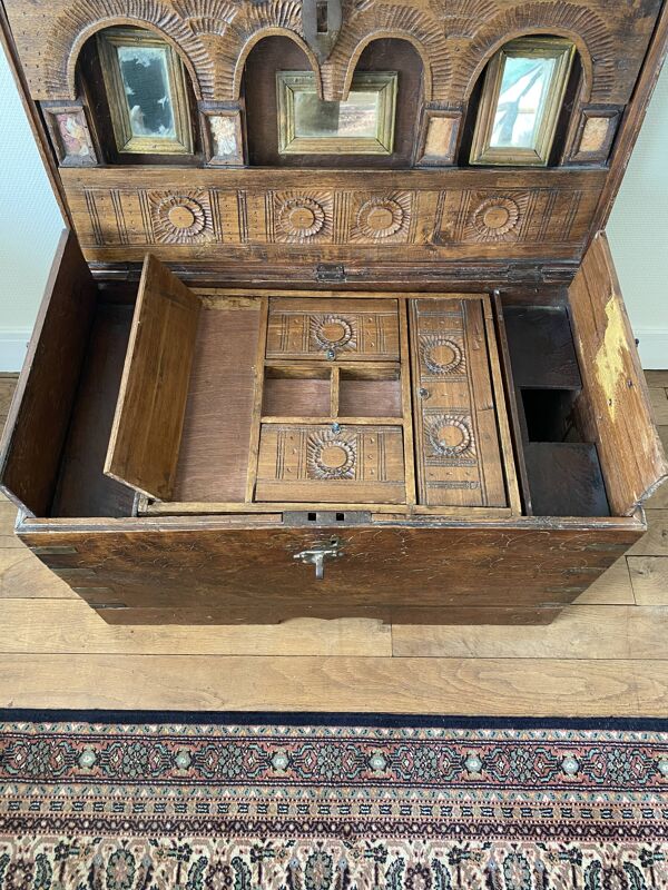 Coffre de mariage birman XIXeme