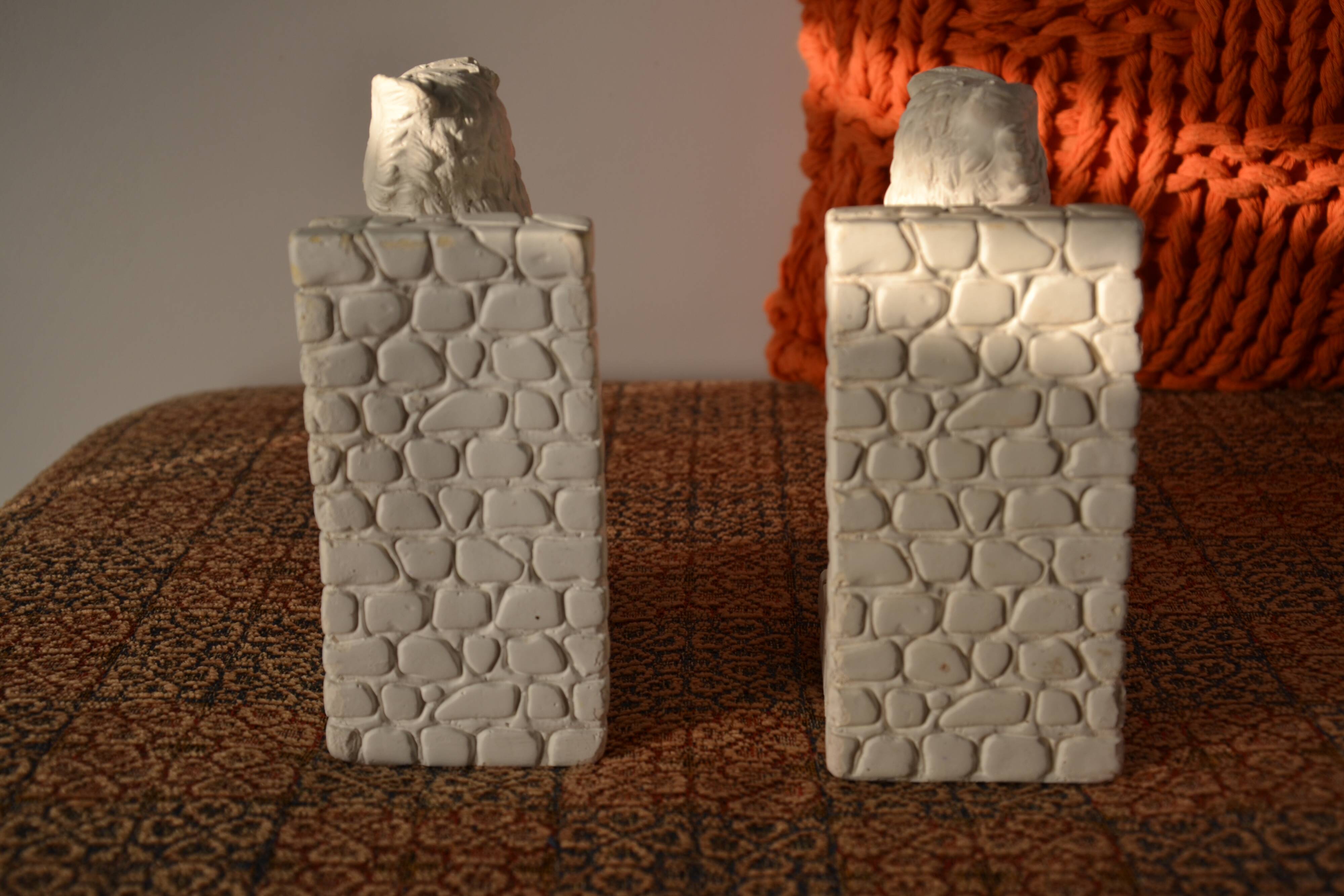 Owl bookends by Andrea Carlo Lucchesi italy