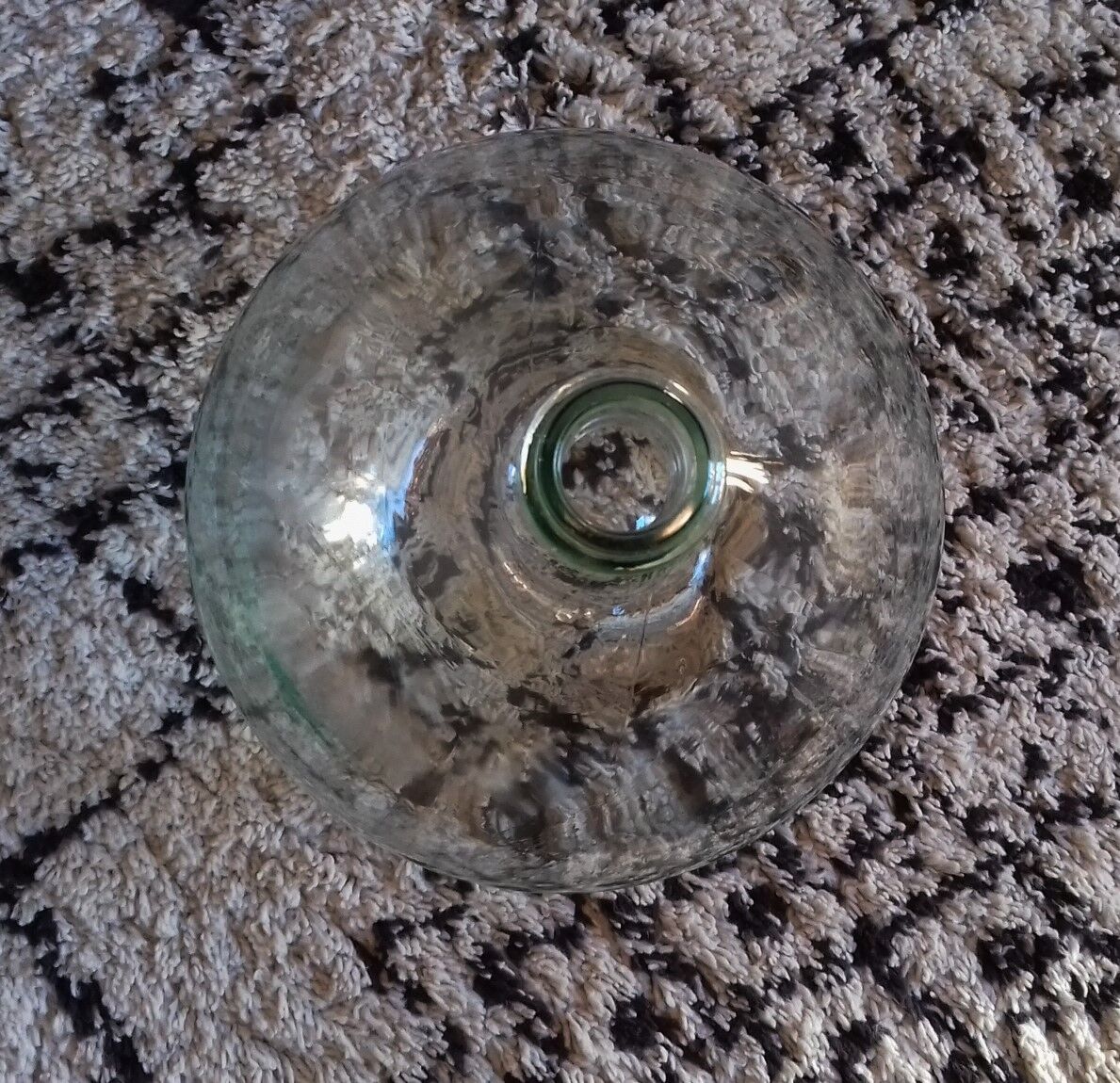 Transparent glass demijohn 15 L canister