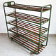 Industrial floor, vintage wheeled