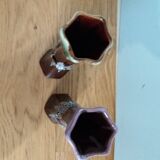 Vallauris flamed soliflore vases