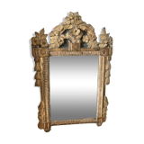 Old mirror gilded wood style L XVI