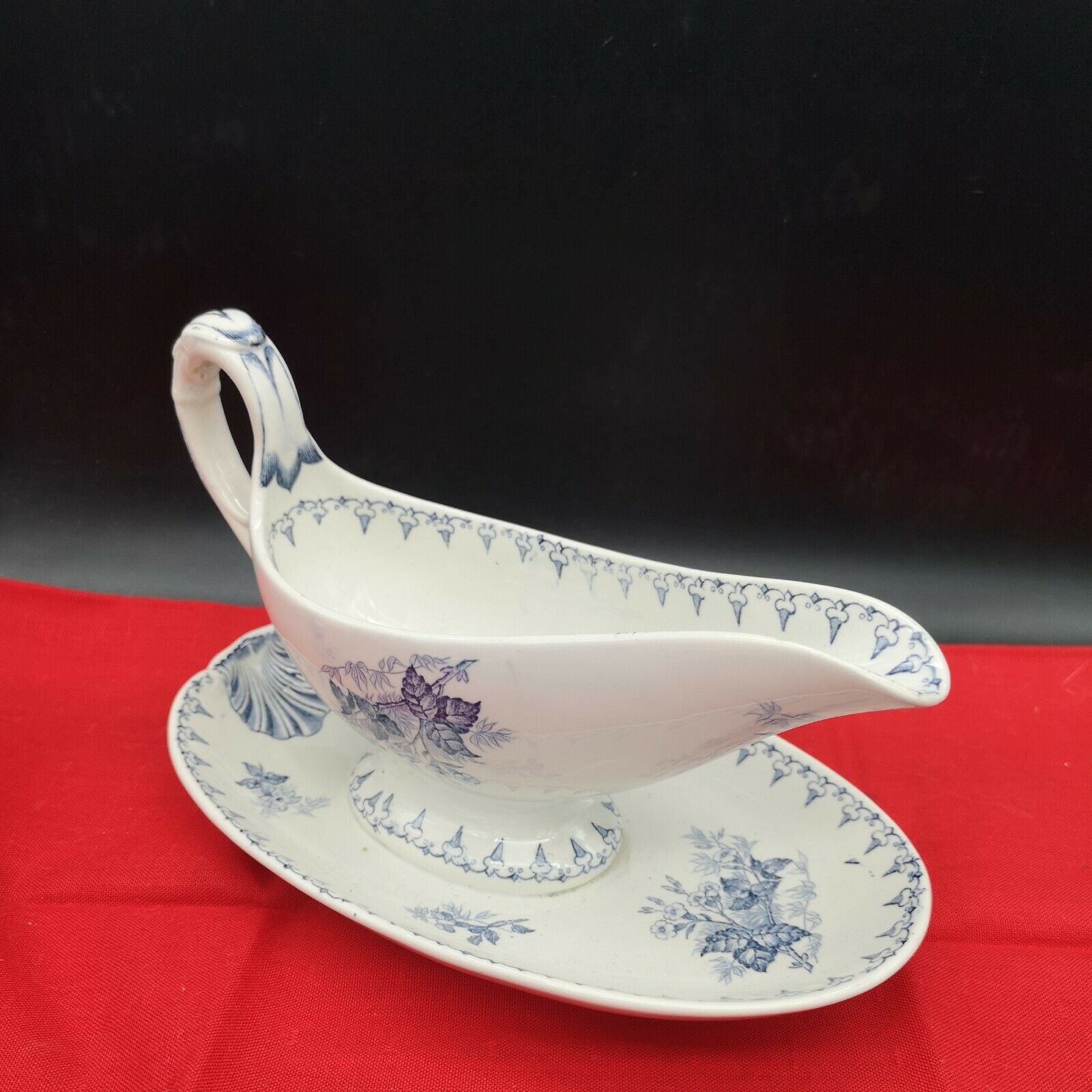 Safaence sausage Sarreguemines model Flora