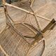 Rattan living room, set of 2 armchairs and a coffee table