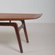 Danish 'Surfboard' coffee table by Arne Hovmand Olsen for Mogens Kold, 1950