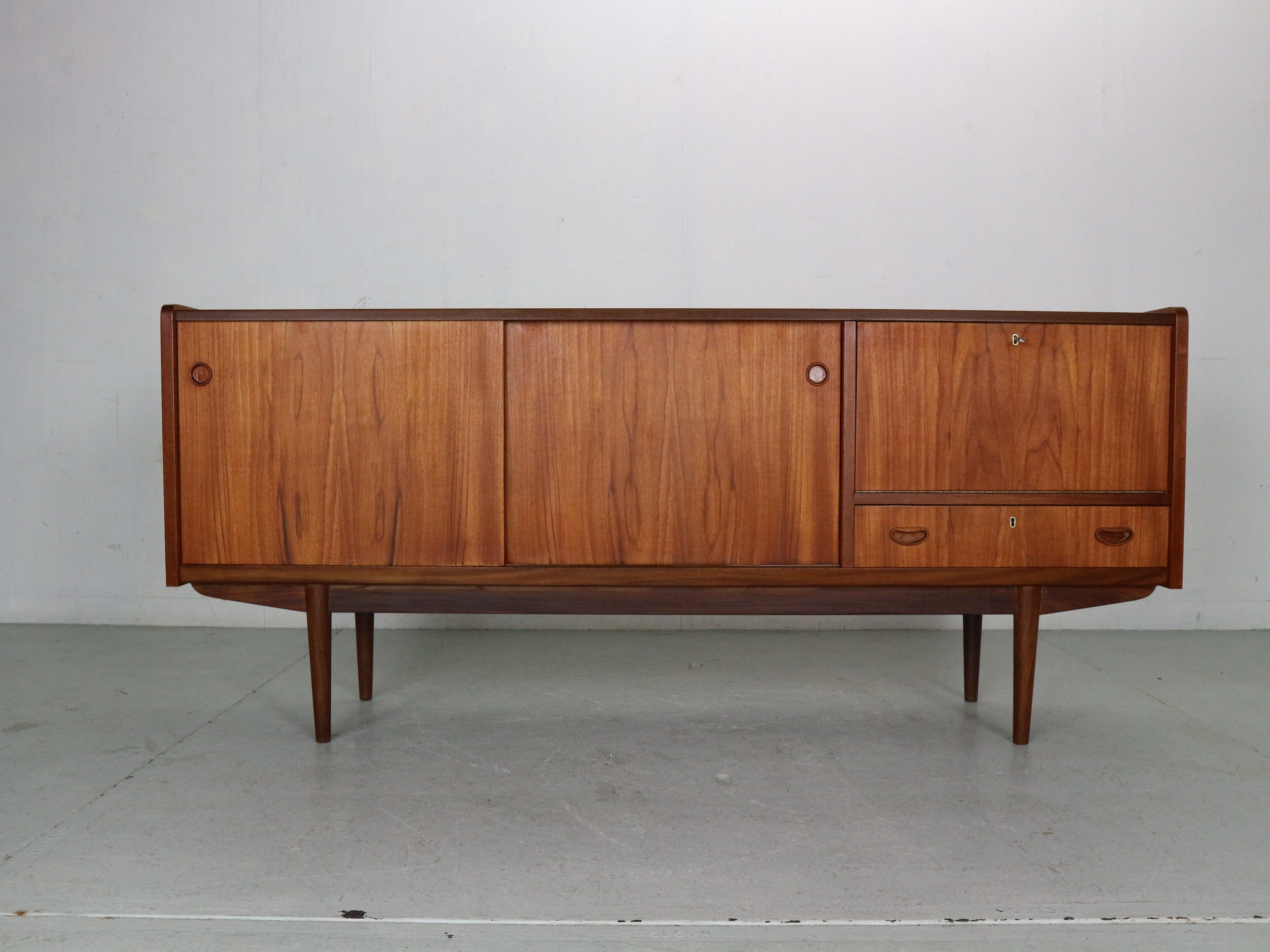 Scandinavian modern teak sideboard 1960's Denmark