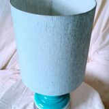 70s ceramic and chrome lamp