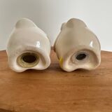 Set of 2 geese salt shakers