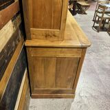 Large cherry wood bookcase