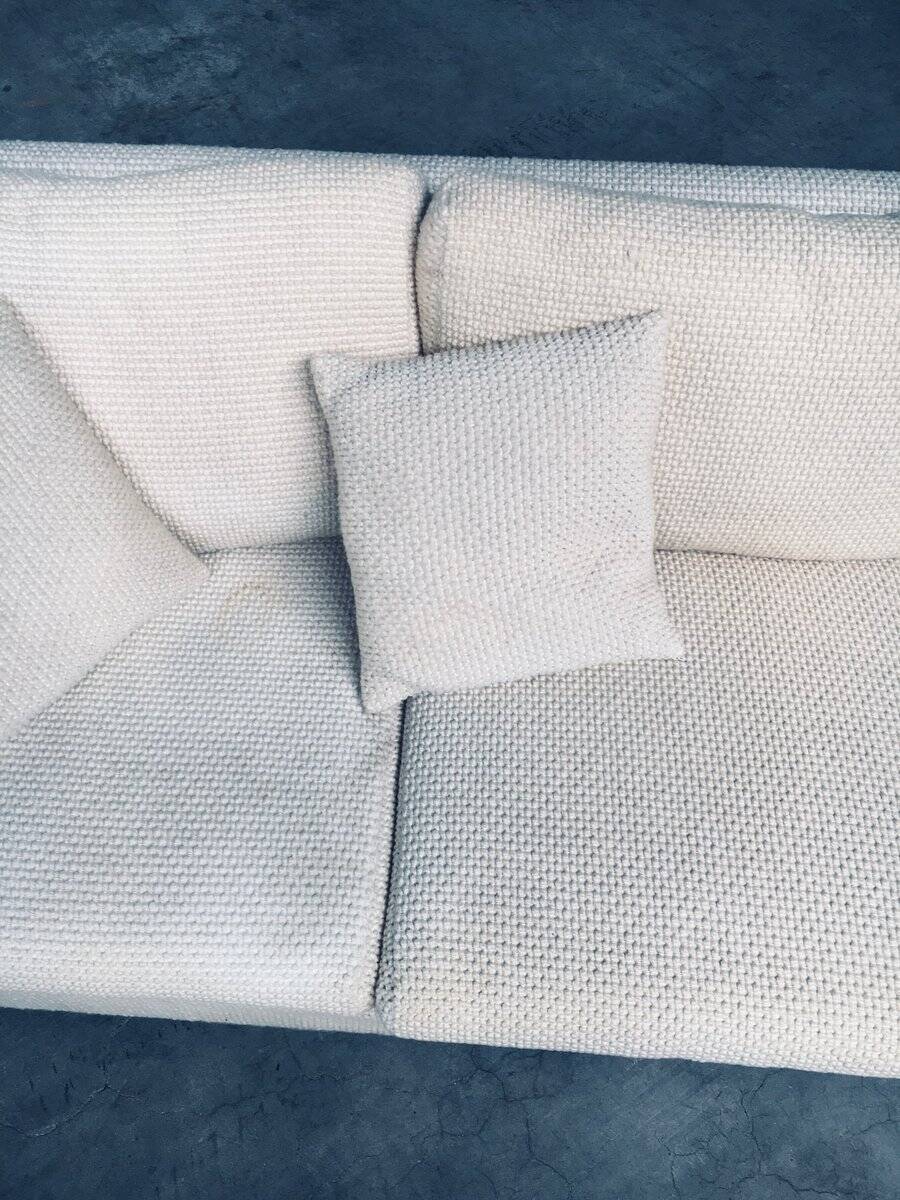 Mid-Century Modern Design Boucle Wool 3-Seater Sofa, 1960s