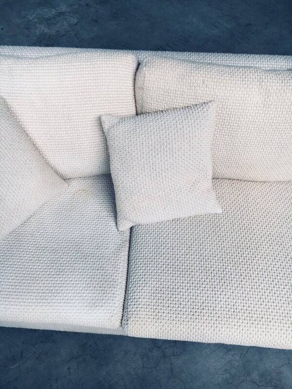 Mid-Century Modern Design Boucle Wool 3 Seat Sofa, 1960s