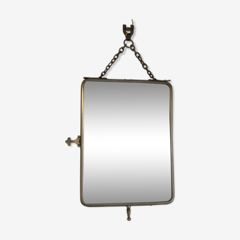 Old barber mirror 25x18, 5cm