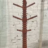 Scandinavian wooden coat rack from the 60s