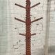 Scandinavian wooden coat rack from the 60s
