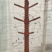 Scandinavian wooden coat rack from the 60s