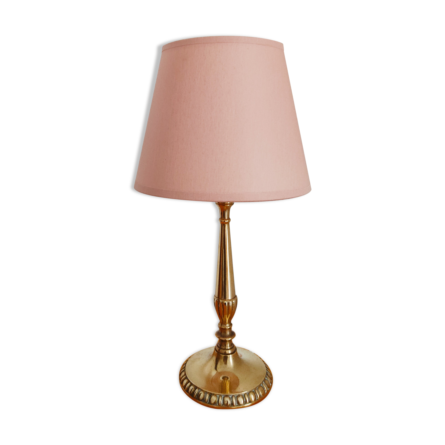 Brass bedside lamp