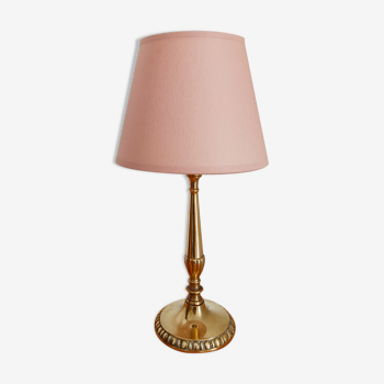 Brass bedside lamp