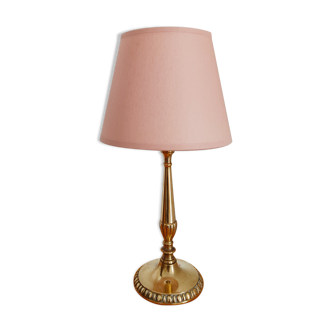 Brass bedside lamp