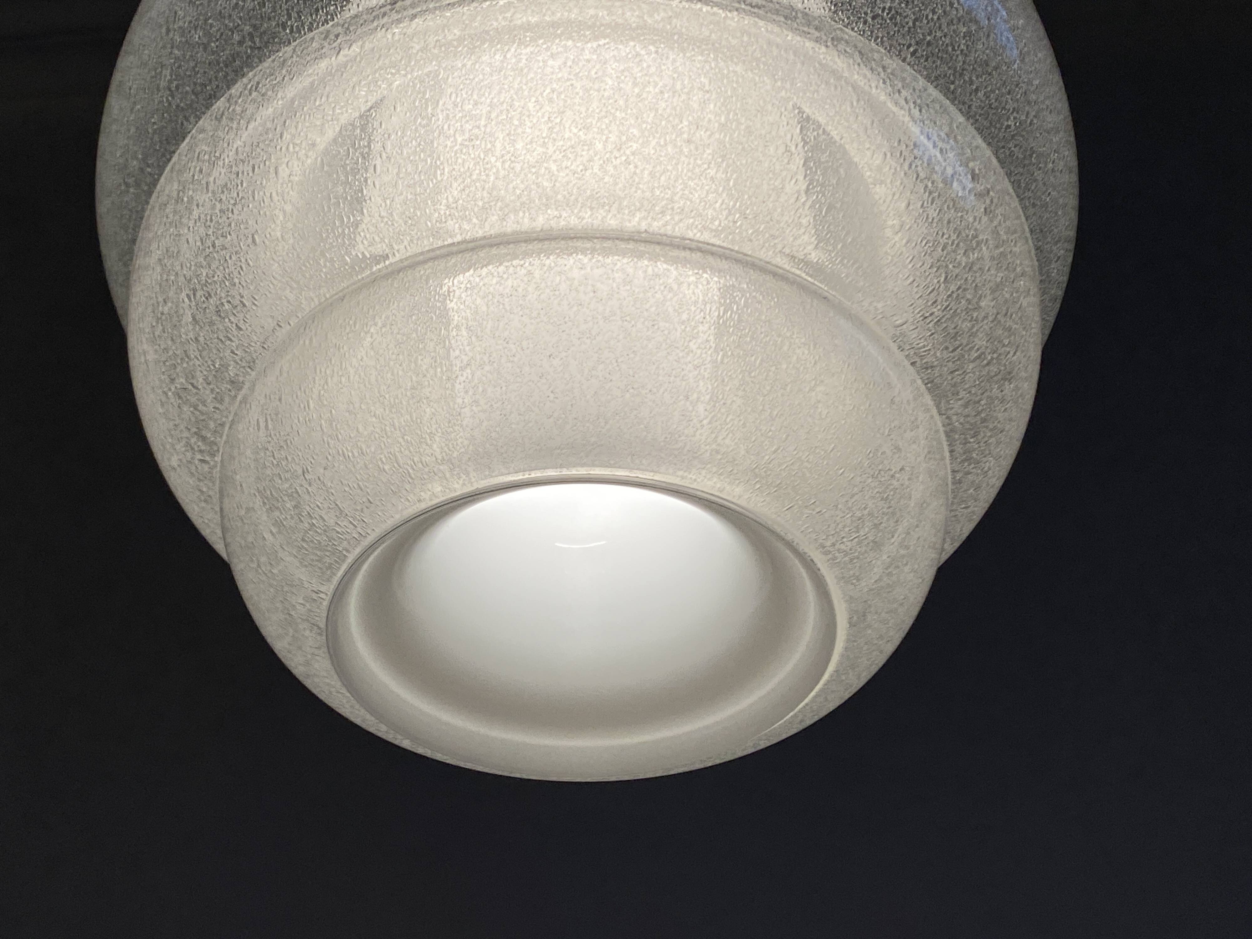 LS 134 Medusa Glass Hanging Lamp by Carlo Nason for Mazzega, 1960s