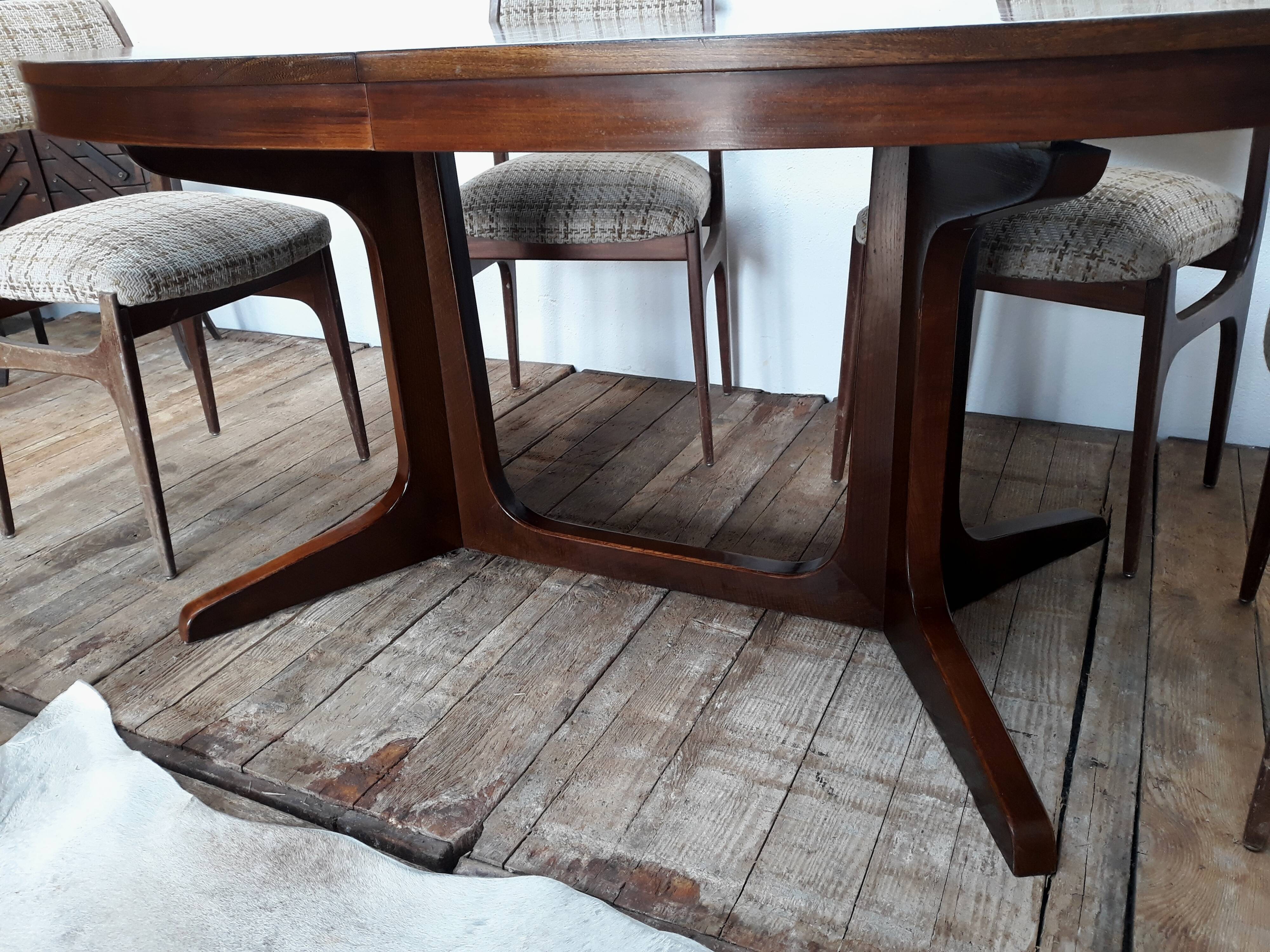 Table extensible vintage Baumann 1970