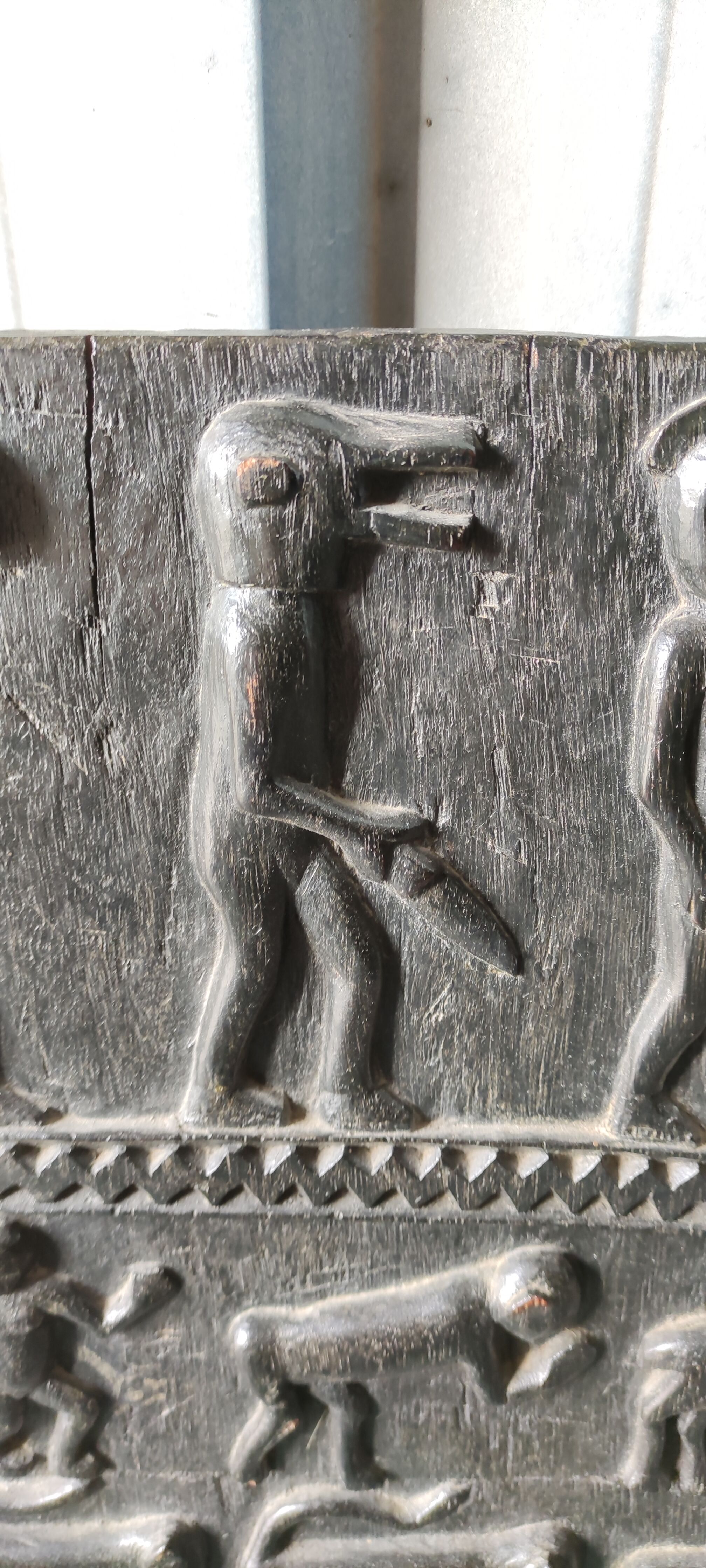 African door pair, ethnic panel