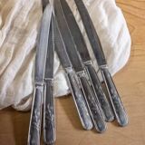 Set of 6 metal knives "André"