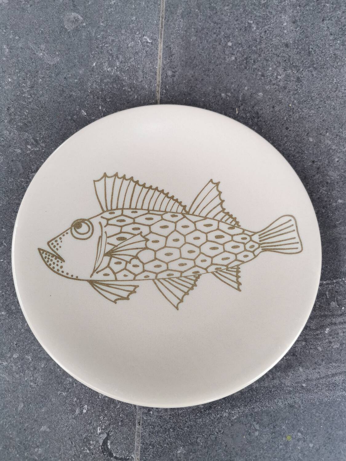 Service à poisson vintage signé Longchamp