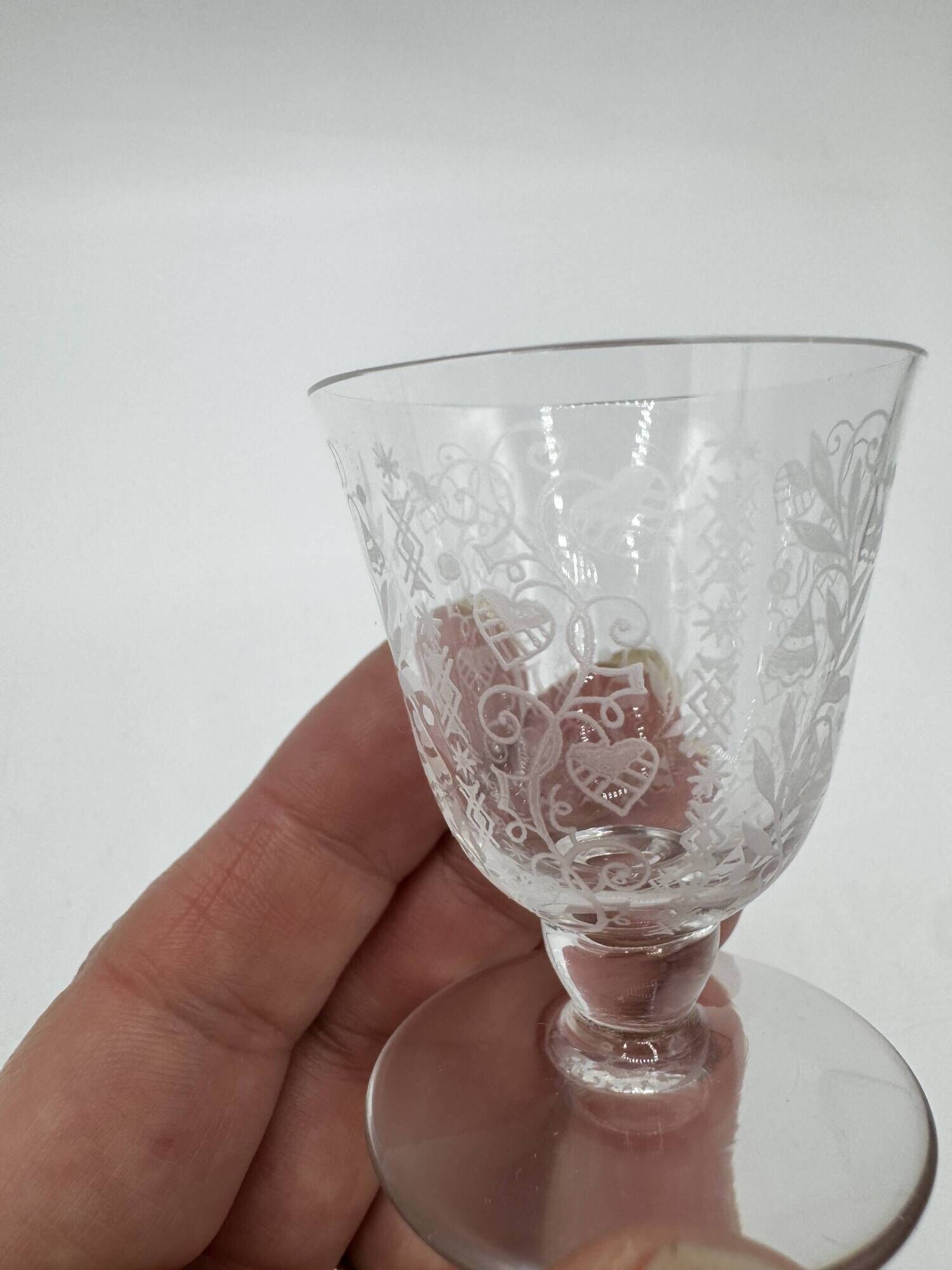 Set of 10 Crystal Liqueur Glasses from Baccarat – Argentina Model, 1940