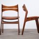 Vintage Danish Dining Chairs in Teak by Erik Buch, 1960s, Set of 4
