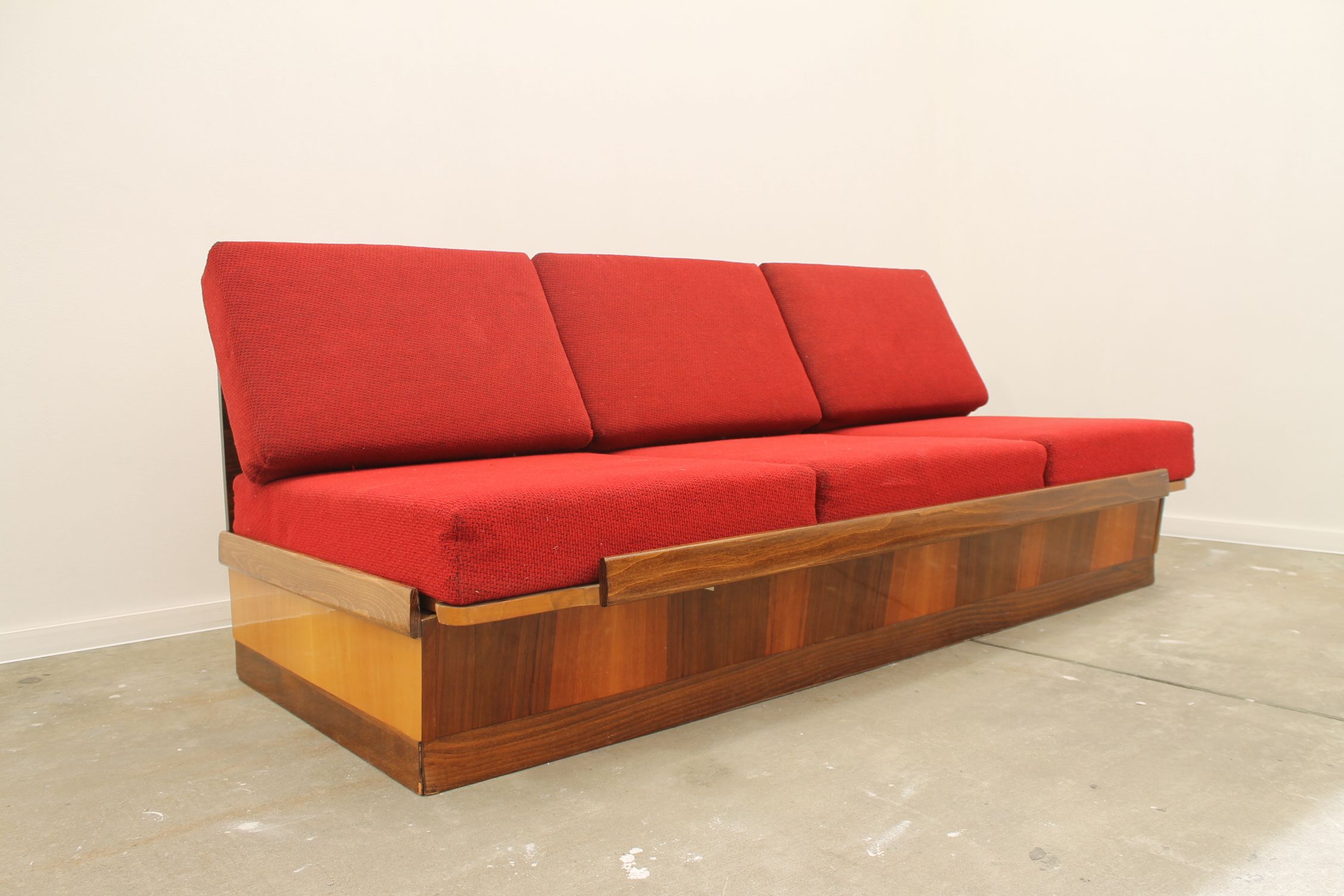 Midcentury Folding Sofa by Mier, 1960s, Czechoslovakia