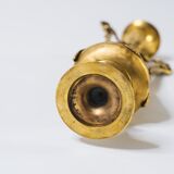 Old brass candle holder early xxth