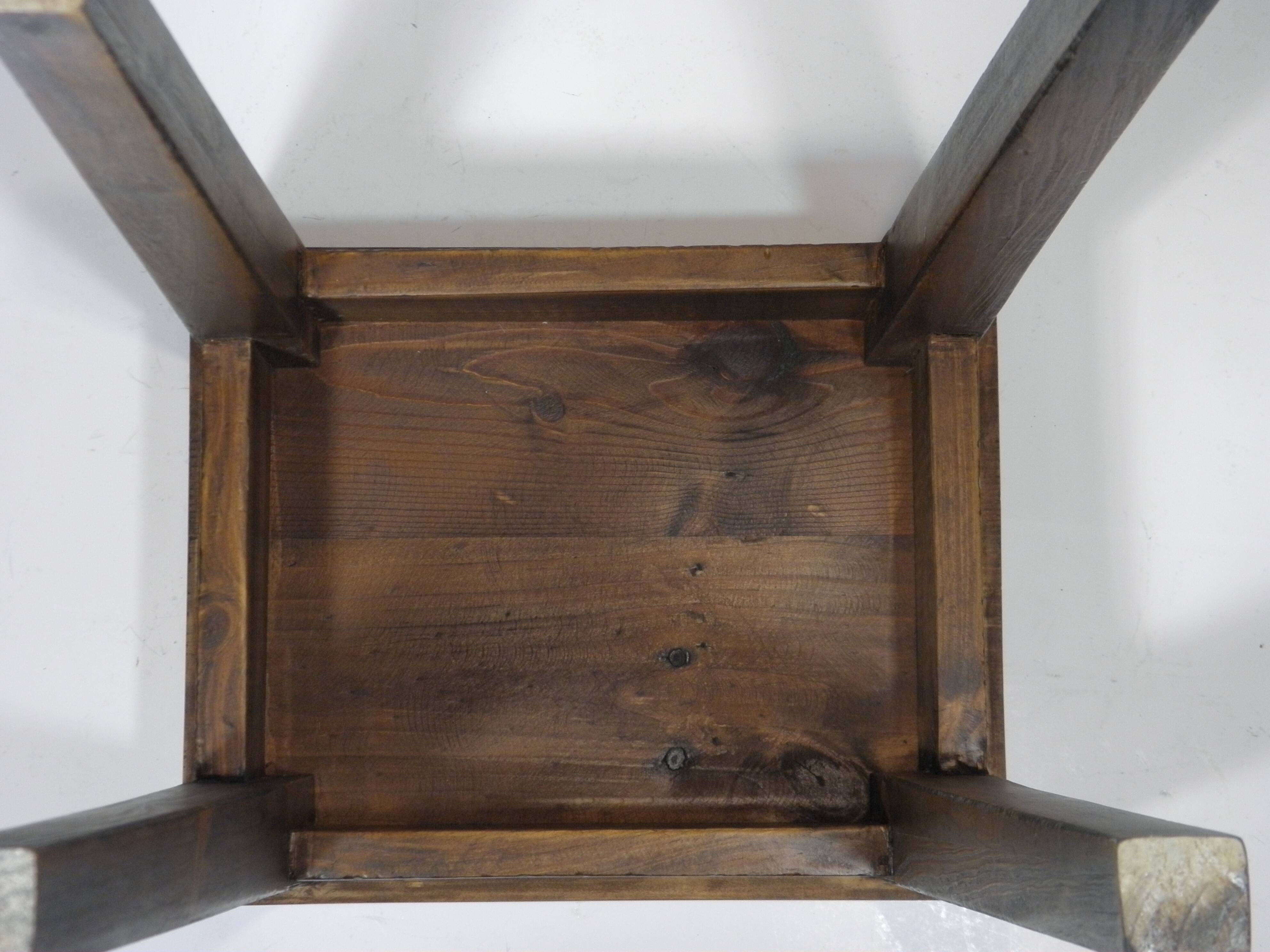 Cherry wood side table