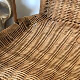 Children's armchair from the 60s, wicker