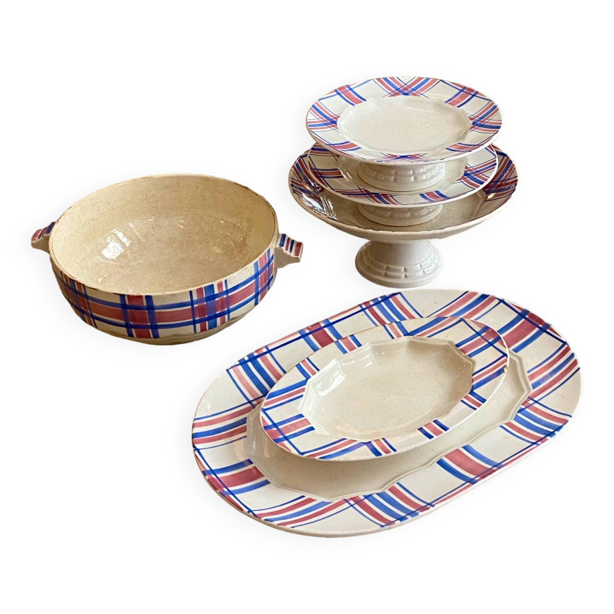 Ensemble de plats en porcelaine