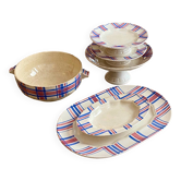 Set of porcelain dishes