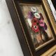 Huile sur toile Bourganel 1978 bouquet de fleurs