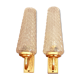 Pair of sconces in gold metal and tulip globe