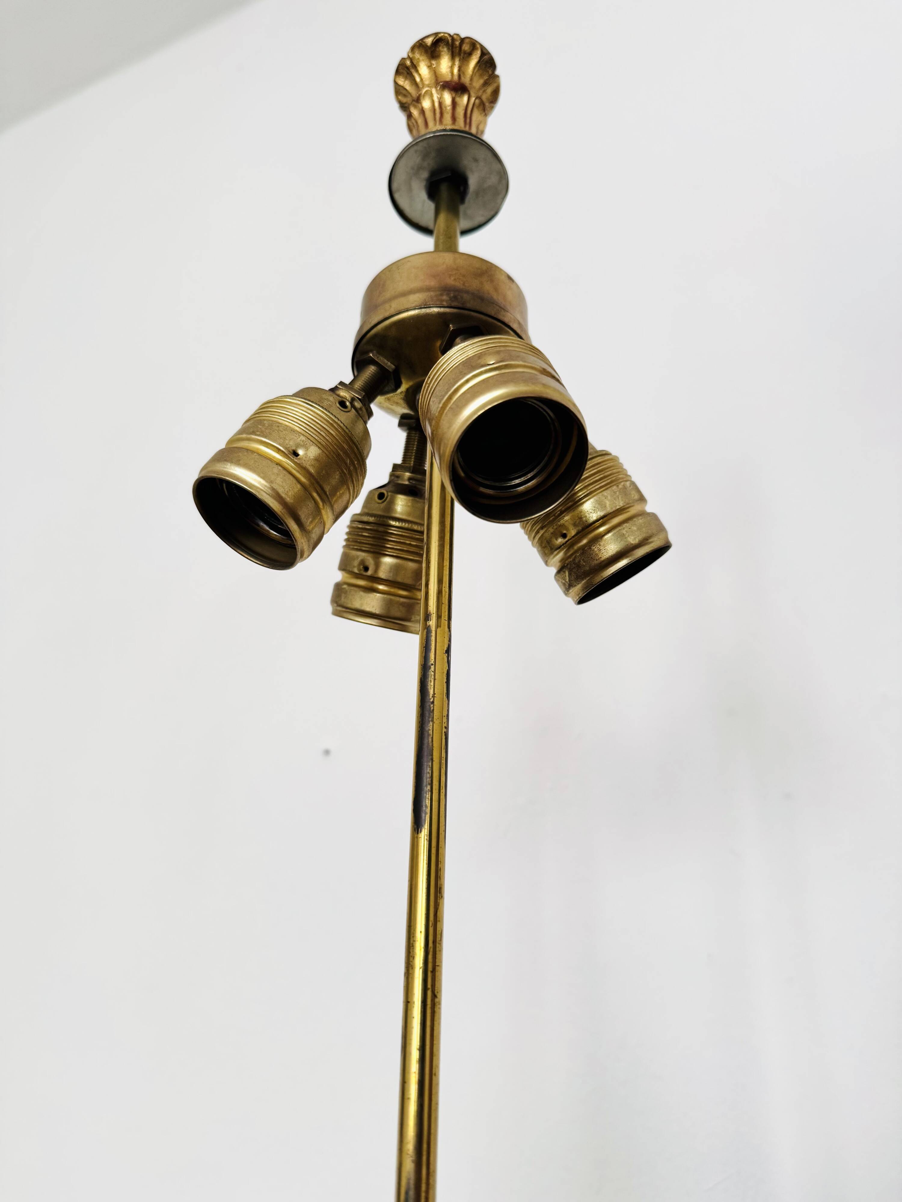 XXL Gilded Italian Hollywood Regency Table Lamp