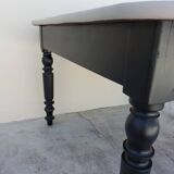 Table de ferme ancienne 1900 patiné