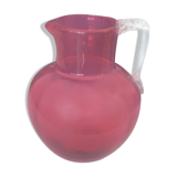 Pichet pot à eau en verre soufflé
