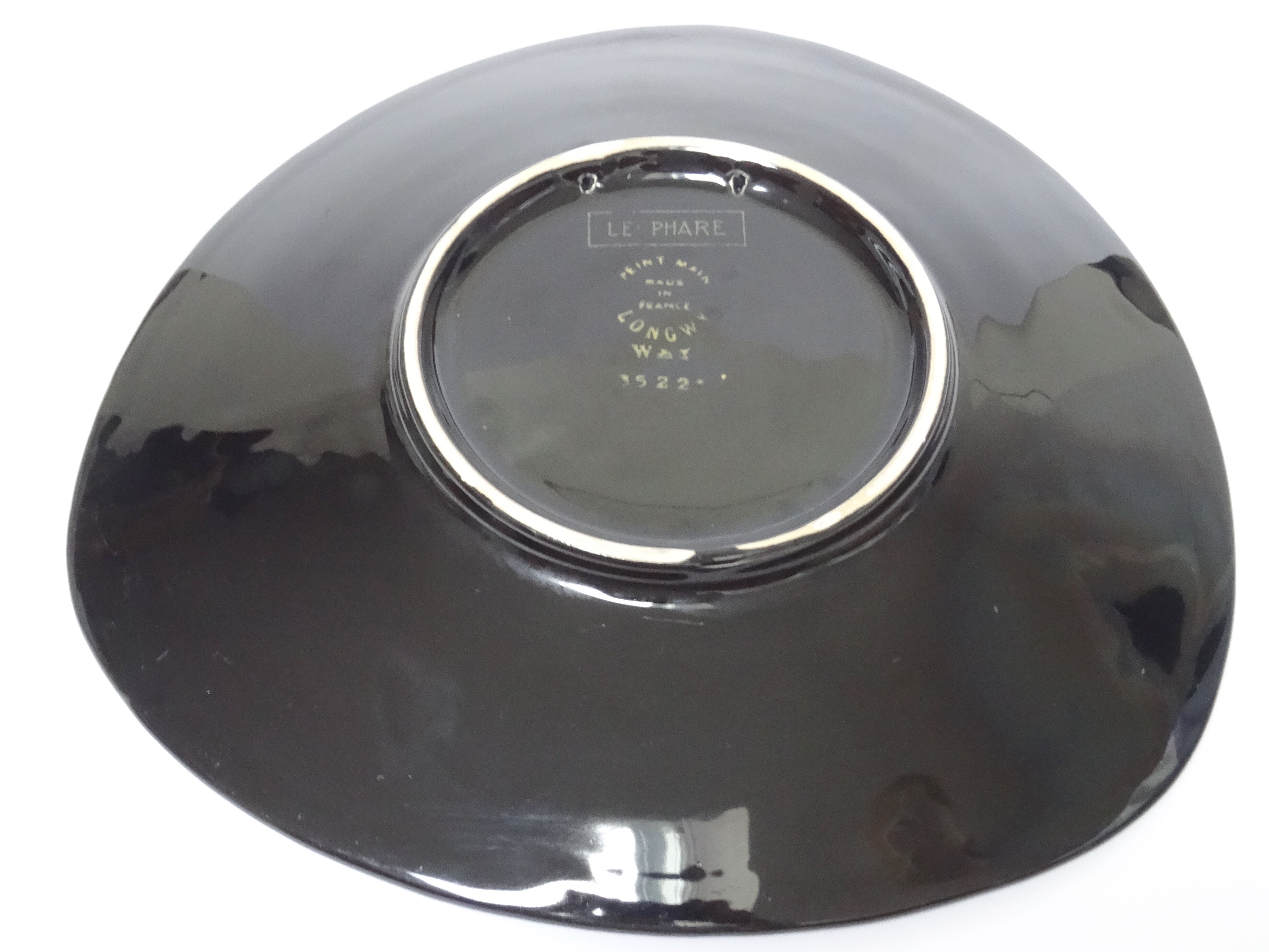 Decorative plate Le Phare Longwy