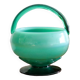 Panier vide poche en verre bicolor murano